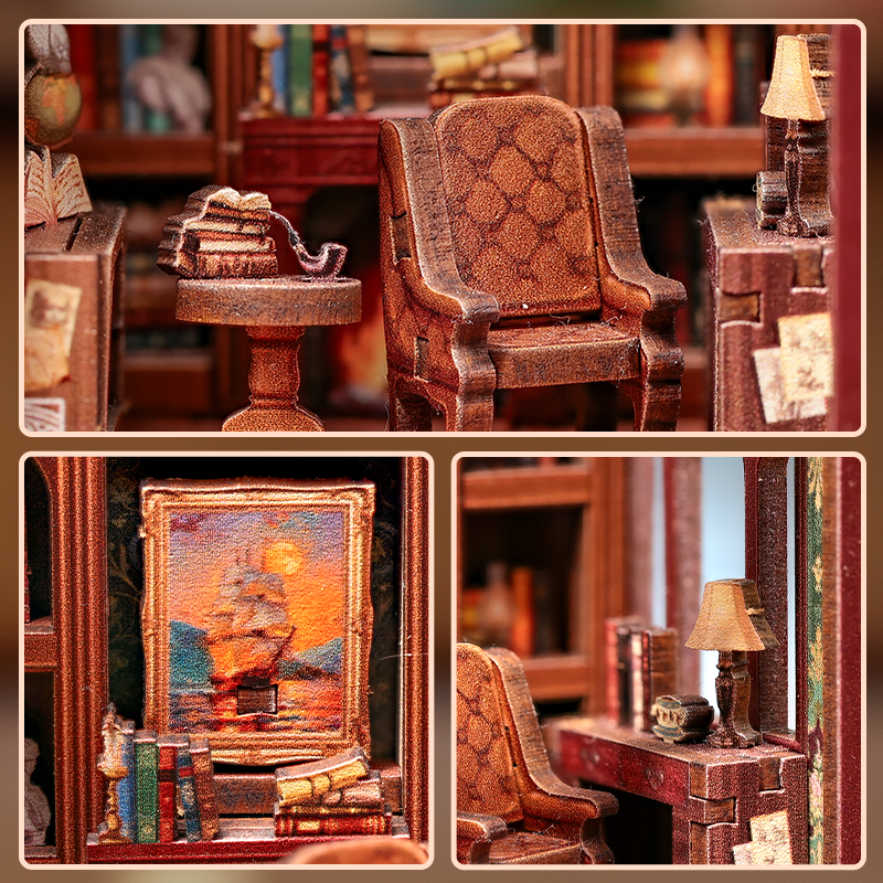 Gentlemans Lounge | Mini Book Nook