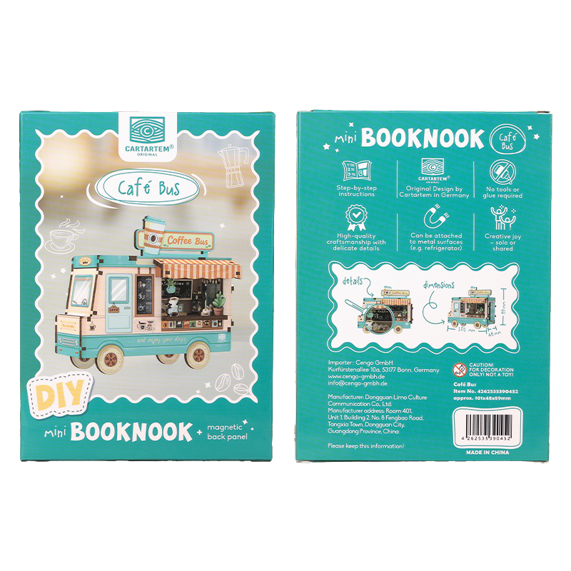 Café Bus | Mini Book Nook
