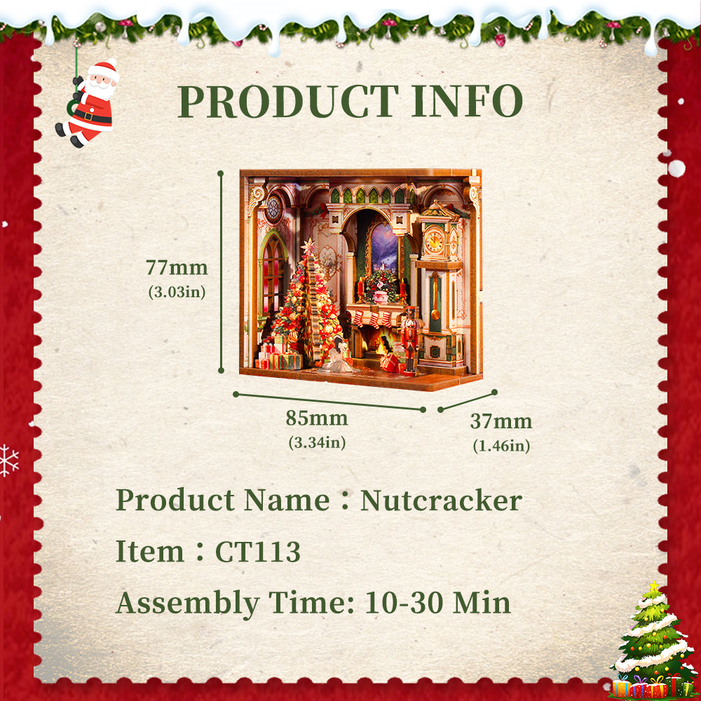 NEW! | Nutcracker | Mini Book Nook | Limited Edition