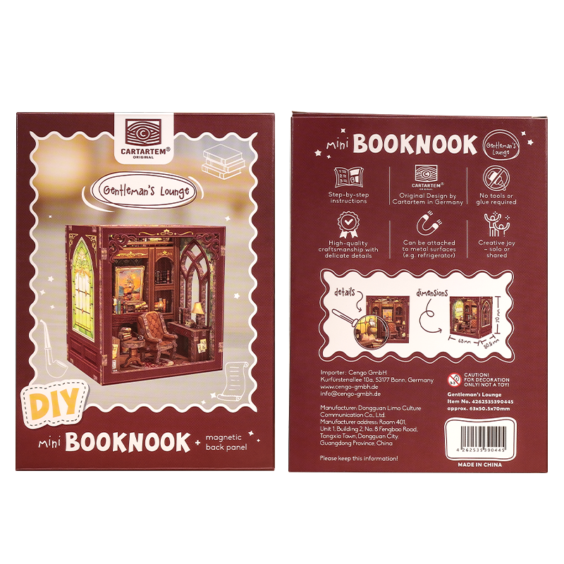 Gentlemans Lounge  | Mini Book Nook