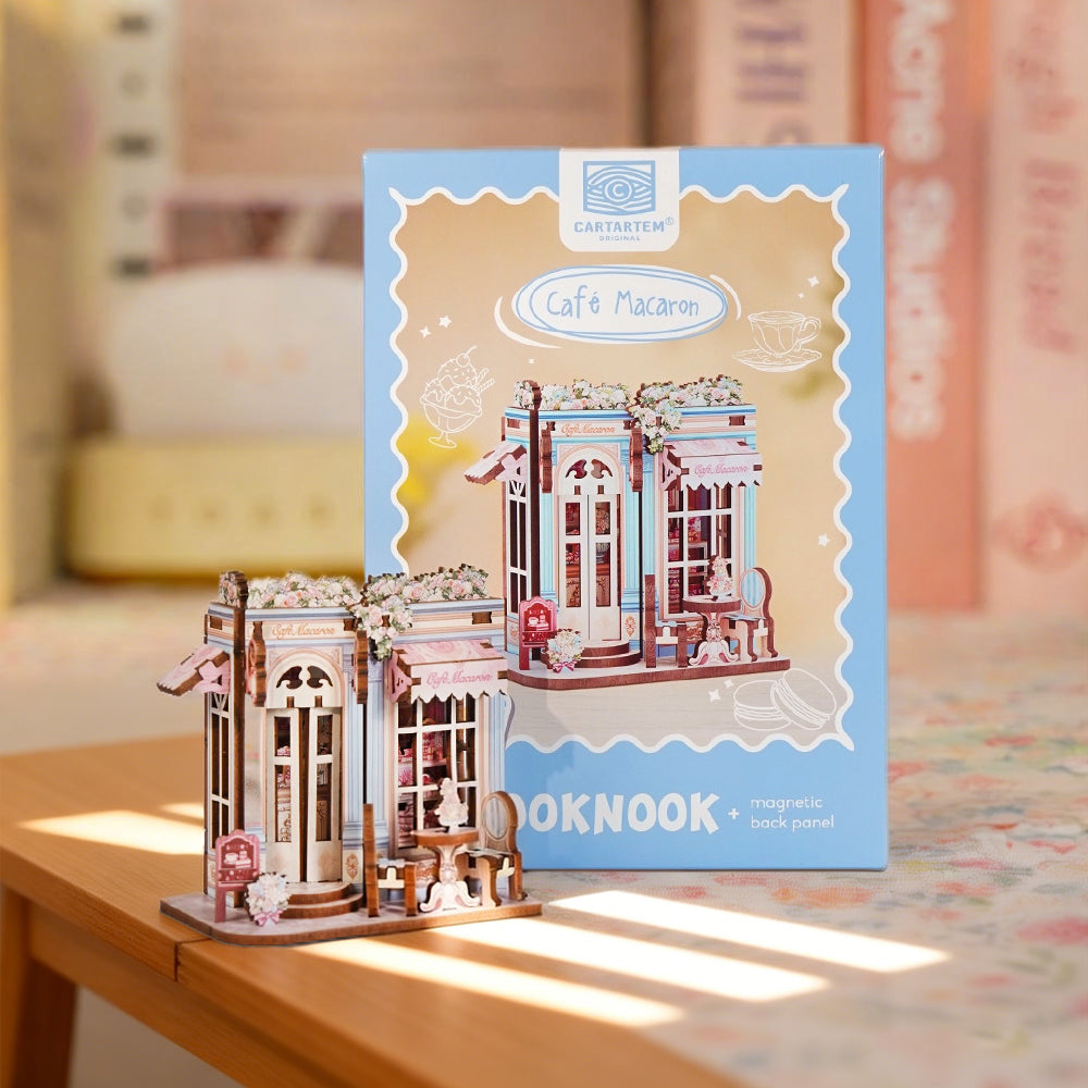 NEW! | Café Macaron | Mini Book Nook
