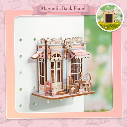 NEW! | Café Macaron | Mini Book Nook