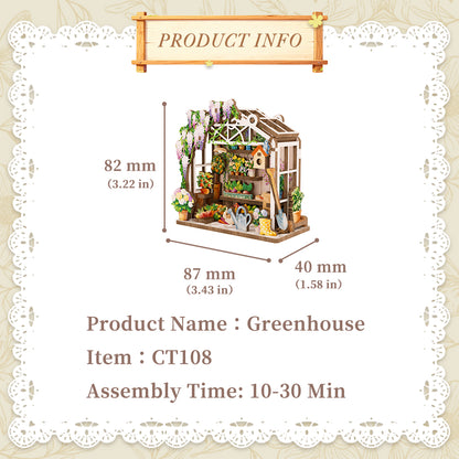 NEW! | Greenhouse | Mini Book Nook