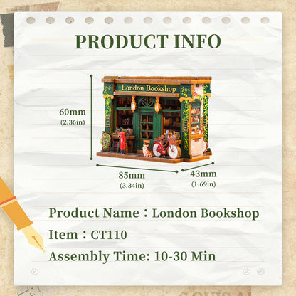 NEW! | London Bookshop | Mini Book Nook