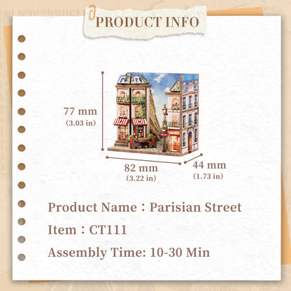 NEW! | Parisian Street | Mini Book Nook
