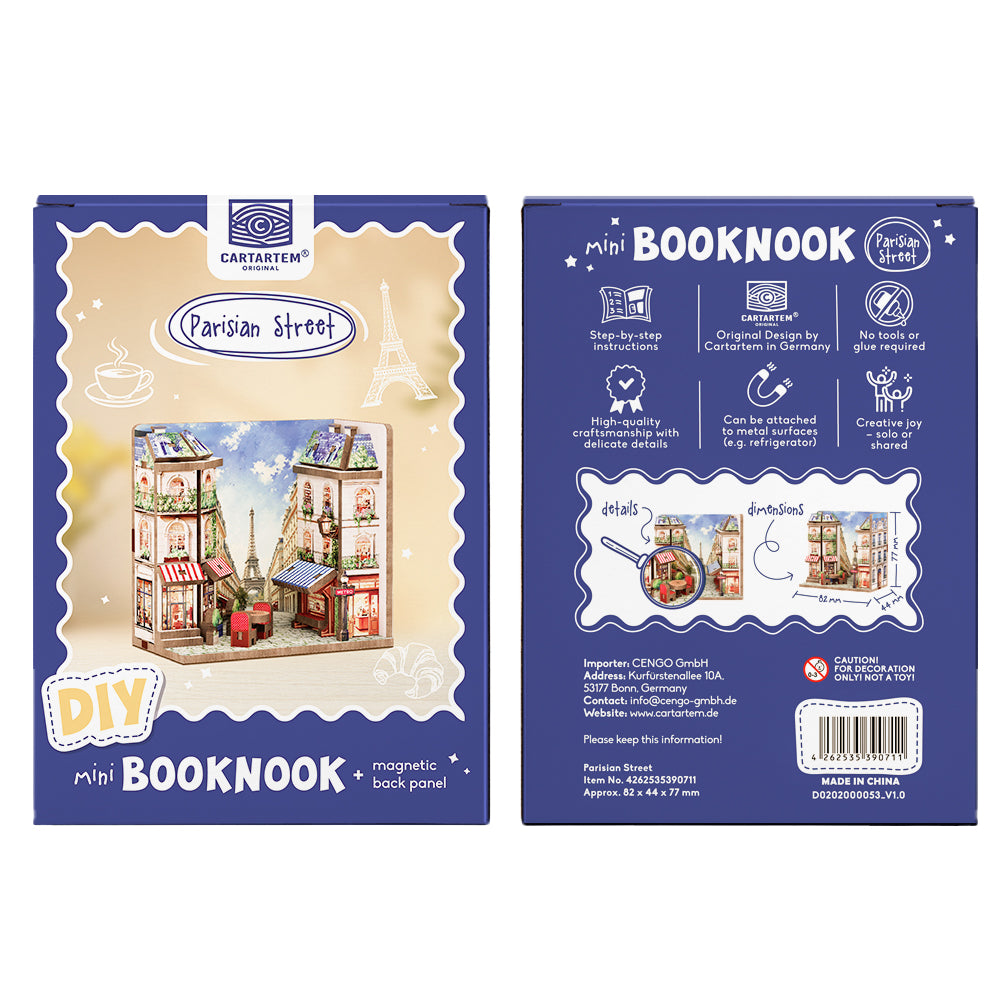 NEW! | Parisian Street | Mini Book Nook
