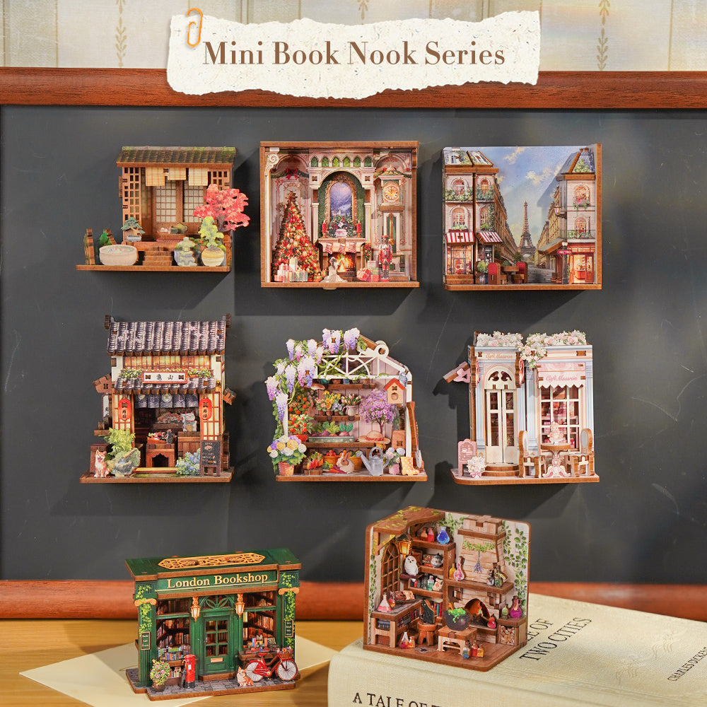 NEW! | Parisian Street | Mini Book Nook
