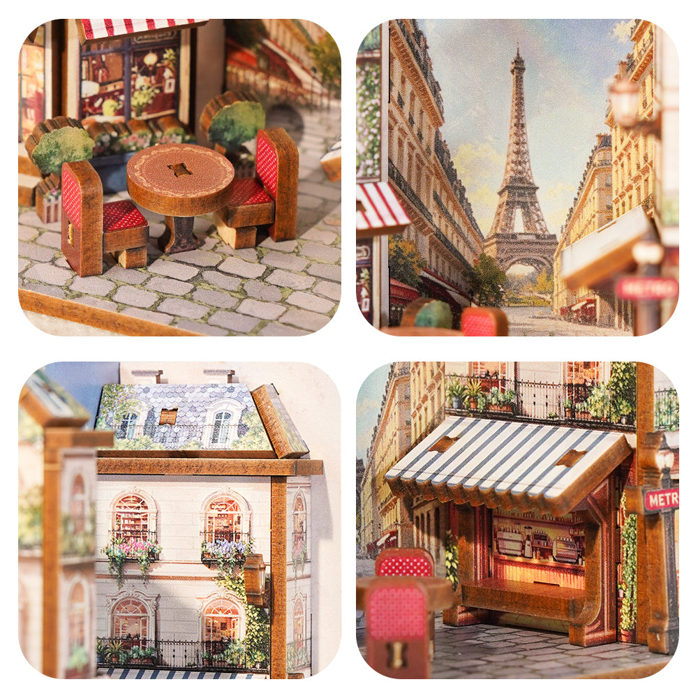 NEW! | Parisian Street | Mini Book Nook