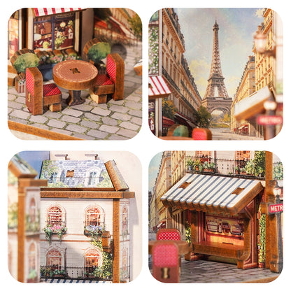 NEW! | Parisian Street | Mini Book Nook
