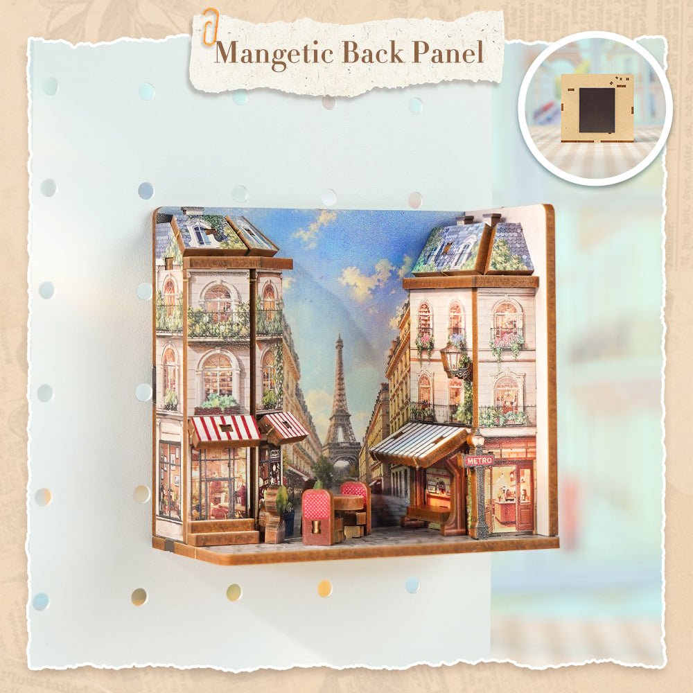 NEW! | Parisian Street | Mini Book Nook