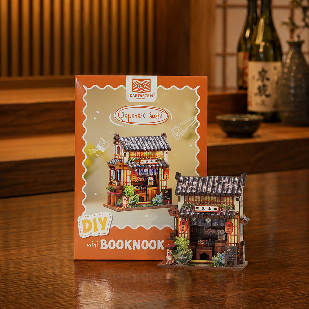 NEW! | Japanese Sushi | Mini Book Nook