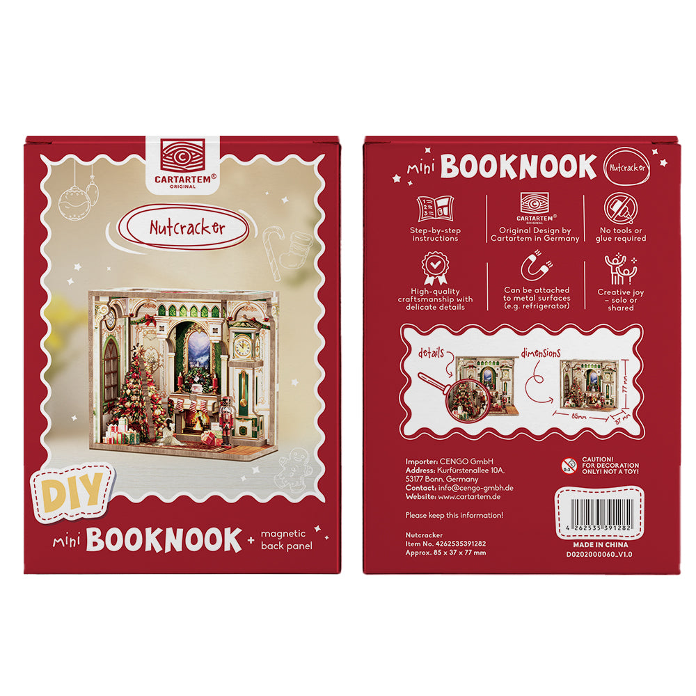 NEW! | Nutcracker | Mini Book Nook | Limited Edition