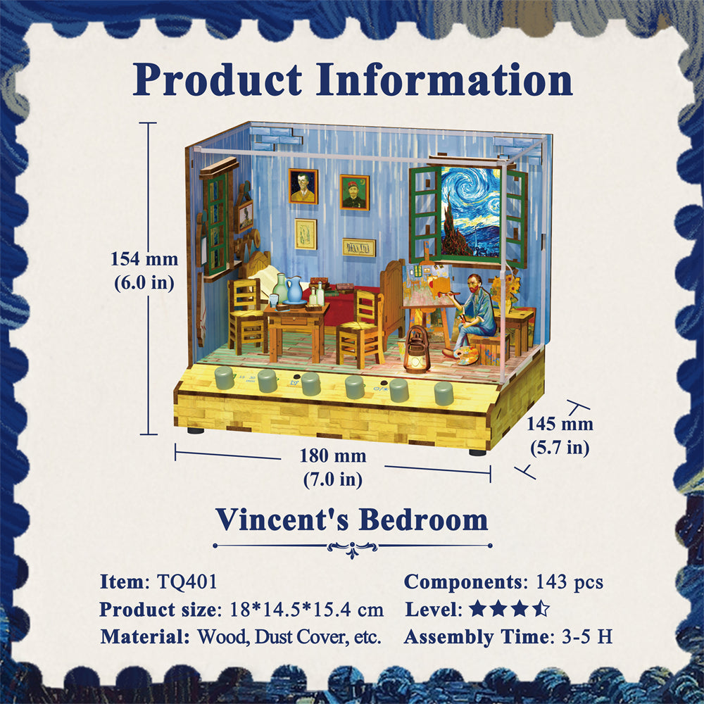 Vincent's Bedroom | Tonecheer